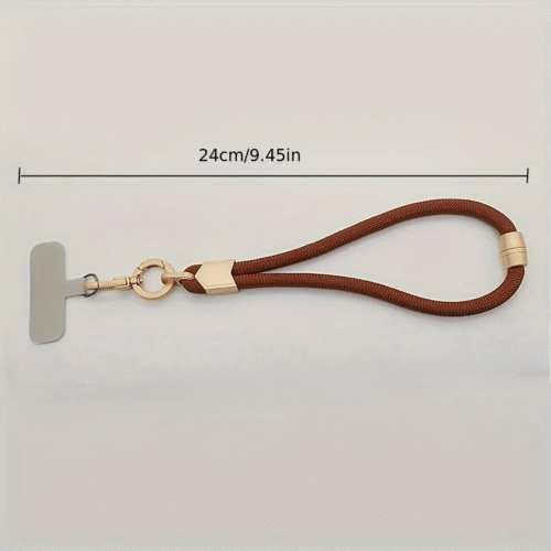 Braided Lanyard for Phones with an Adjustable Wrist Strap