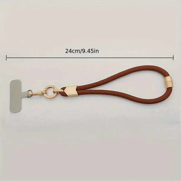 Braided Lanyard for Phones with an Adjustable Wrist Strap
