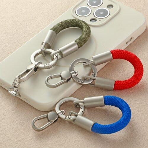 1pc 360-degree rotatable finger strap  BLACK