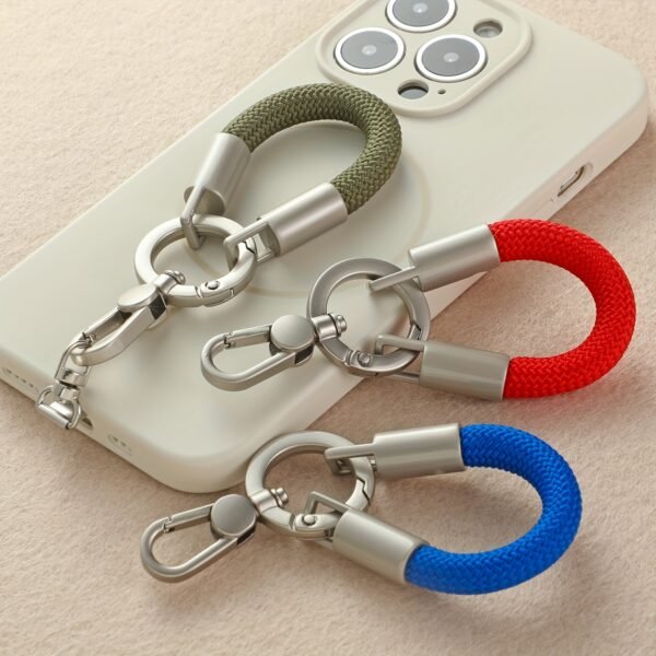 1pc 360-degree rotatable finger strap  BLACK