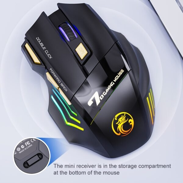7 Buttons Wireless Gaming Mouse