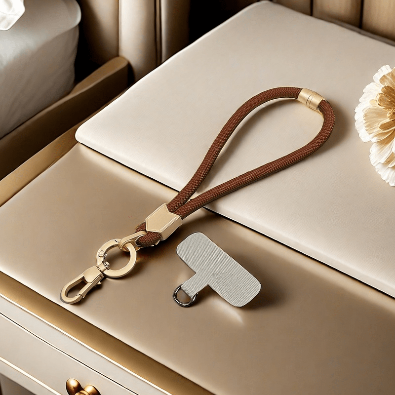 Braided Lanyard for Phones with an Adjustable Wrist Strap