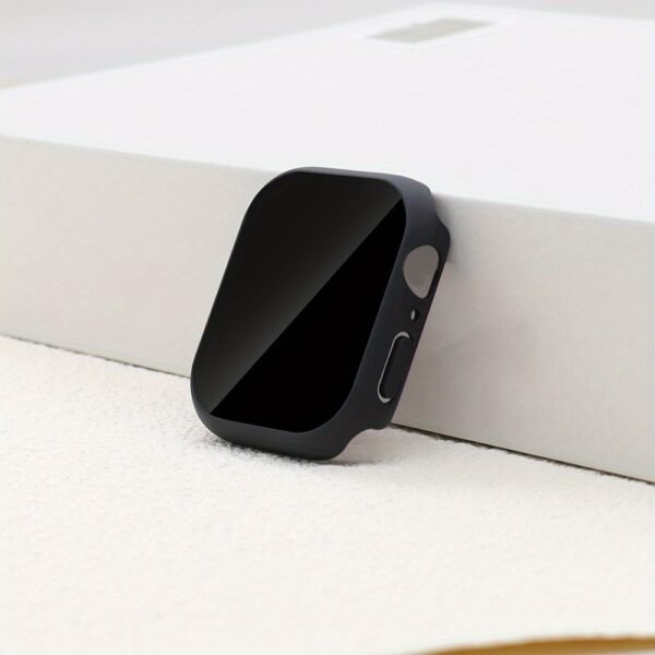 PC Hard Shell Smartwatch Case with 9H Tempered Glass Screen Protector