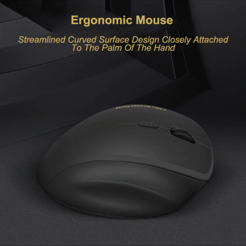 Ergonomic Wireless Mouse Compatible
