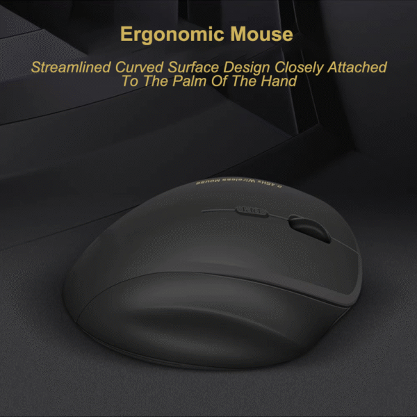 Ergonomic Wireless Mouse Compatible