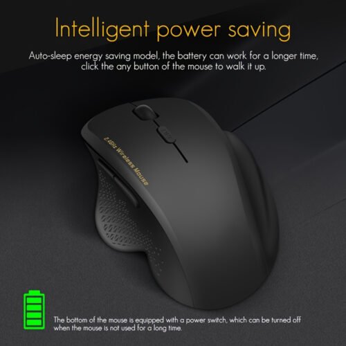 Ergonomic Wireless Mouse Compatible