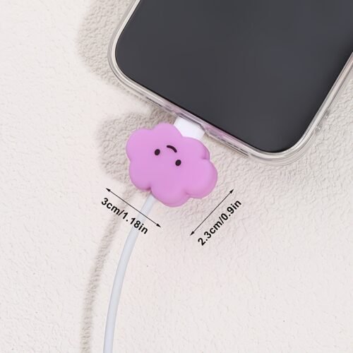 Cloud Data Cable with Anti-Break Protection Head  random color