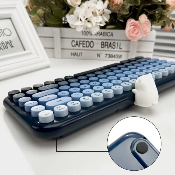 Mofii Anni Wireless Bluetooth Keyboard with Ergonomic Design