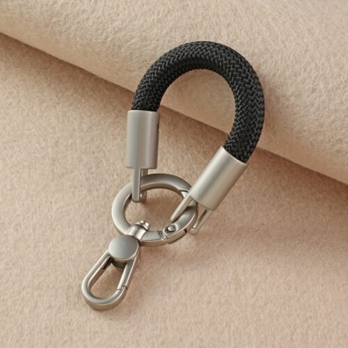 1pc 360-degree rotatable finger strap  BLACK