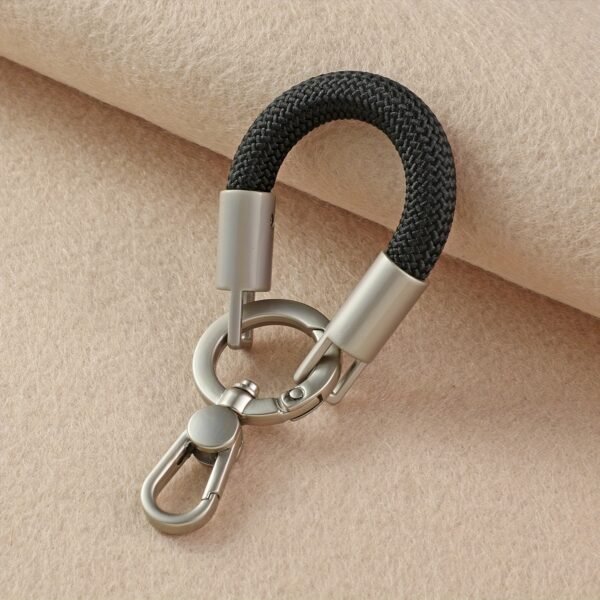 1pc 360-degree rotatable finger strap  BLACK