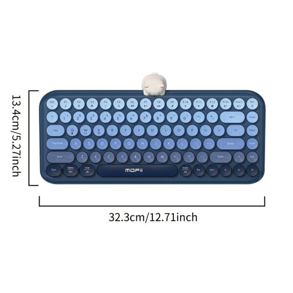 Mofii Anni Wireless Bluetooth Keyboard with Ergonomic Design