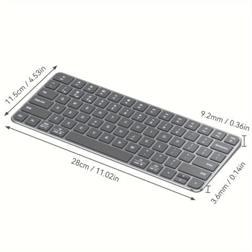 1pc Rechargeable Wireless Keyboard Small