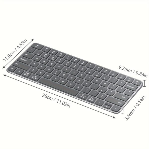 1pc Rechargeable Wireless Keyboard Small