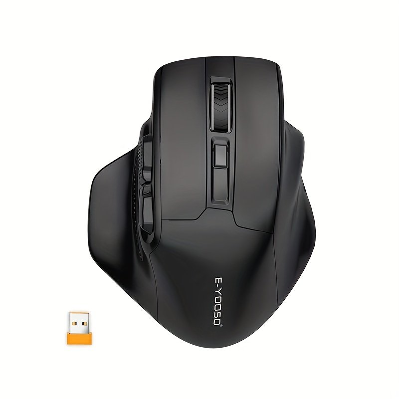 5c81caddf73165d91e445fbde3975ba1.jpg 1pc E-YOOSO X-31 2.4G wireless mouse with 6 keys 800/1200/1600/2000/4800 five-speed CPI for business office self-sleep mouse