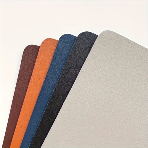 Faux Leather Mouse Pad Solid Color Simple Fashion Office Mouse Pad Home Office Student  Random color