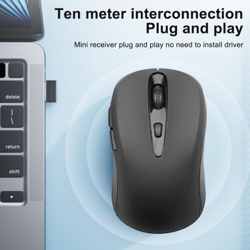 2.4GHz Ergonomic Wireless Mouse