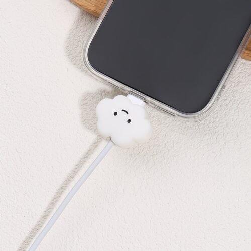 Cloud Data Cable with Anti-Break Protection Head  random color