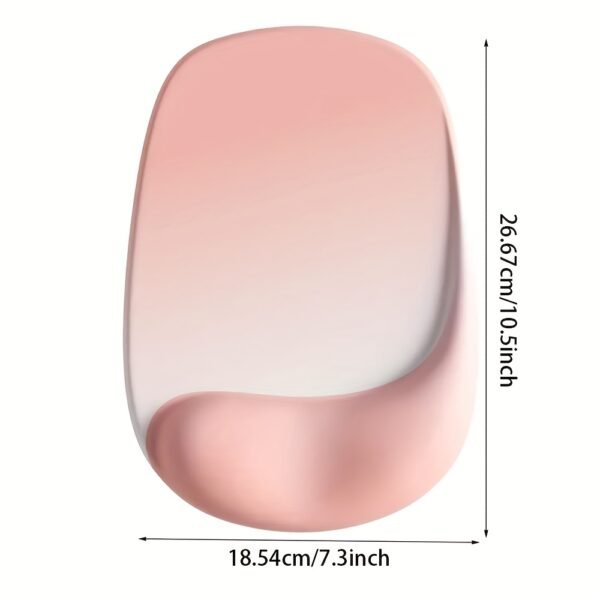 Ergonomic Mouse Pad with Gel Wrist Support Premium Lycra Fabric