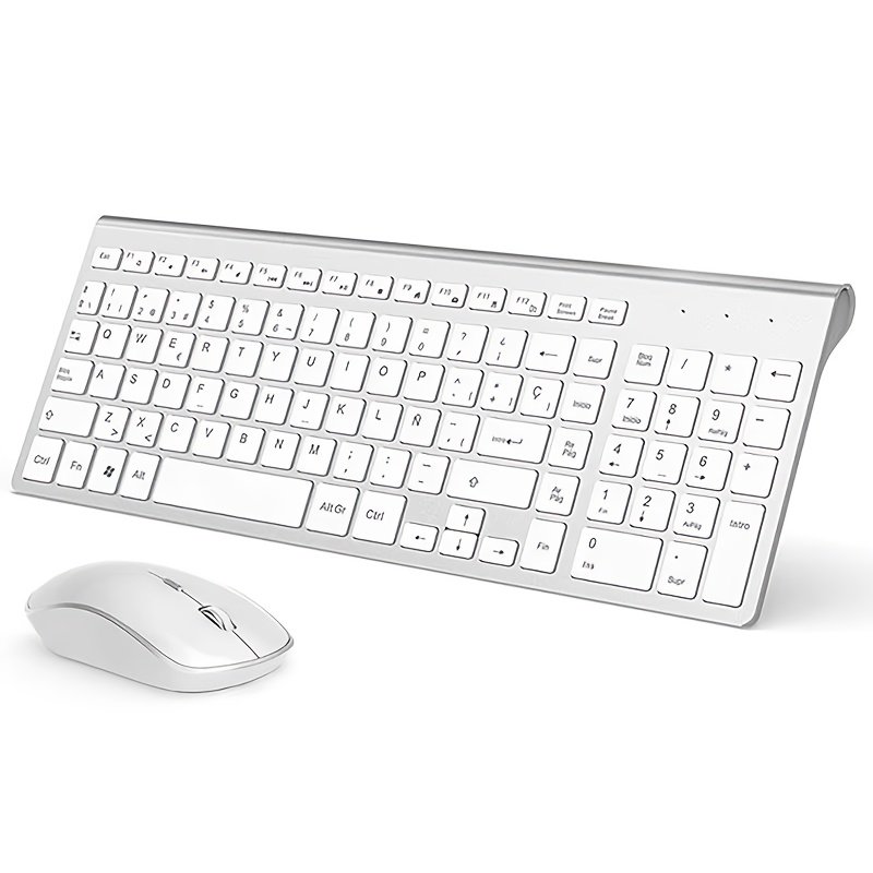 Wireless Keyboard And Mouse Set with Full-Size USB Connection