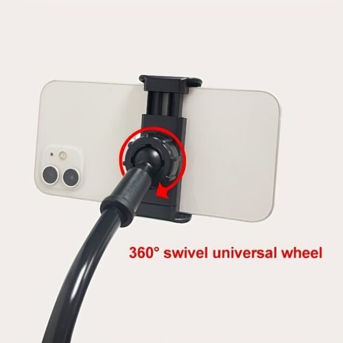 Mobile Phone Holder with 360° Rotation for Bedside