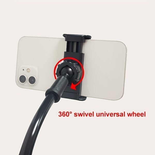 Mobile Phone Holder with 360° Rotation for Bedside