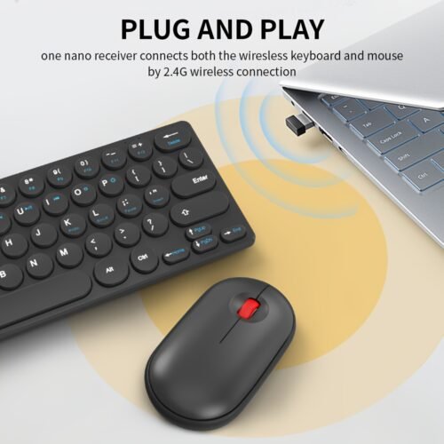 c4fb8c5f-d571-477f-97d2-3733cd379bc8.jpg The Wireless 2.4Ghz Keyboard And Mouse Set Is Compatible with for windows Laptops