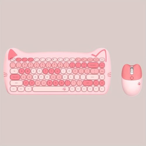 c5fa07424239844f472fe0ffbb9df12f.jpg The Geezer Meow Cute Cat Is a Charming Compact Wireless Keyboard And Mouse Set Shaped Like a Cat