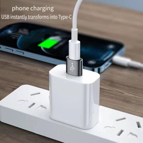 A Set of Two Adapters for USB to Type-C