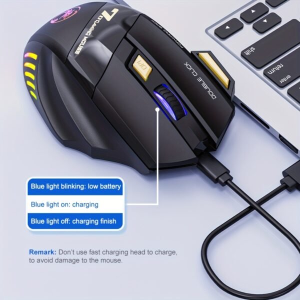 7 Buttons Wireless Gaming Mouse