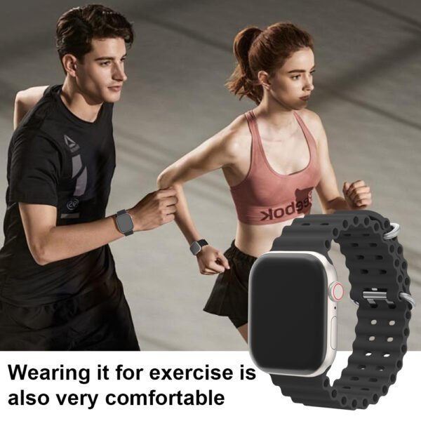 Hard PC Tempered Glass Case with Band Compatible for Apple Watch