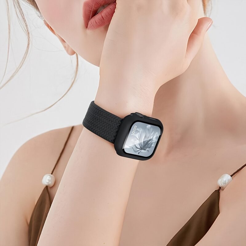 Braided Stretchy Band for Apple Watch Compatible